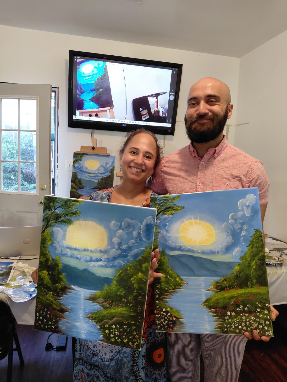 James's first painting