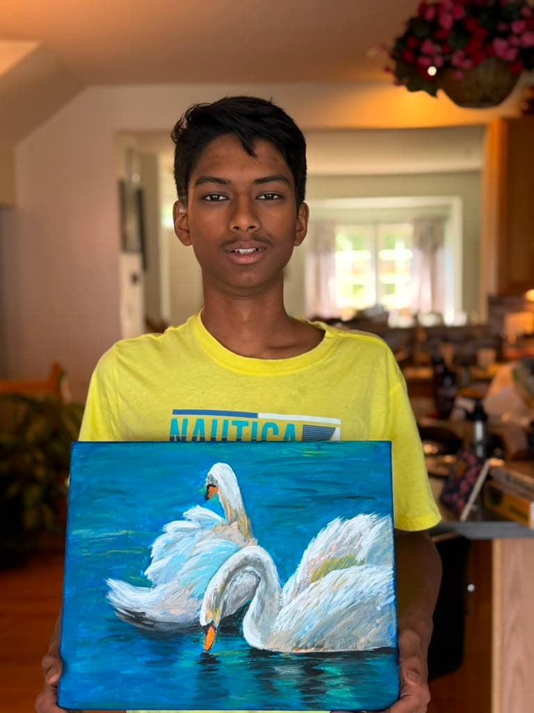 James's first painting