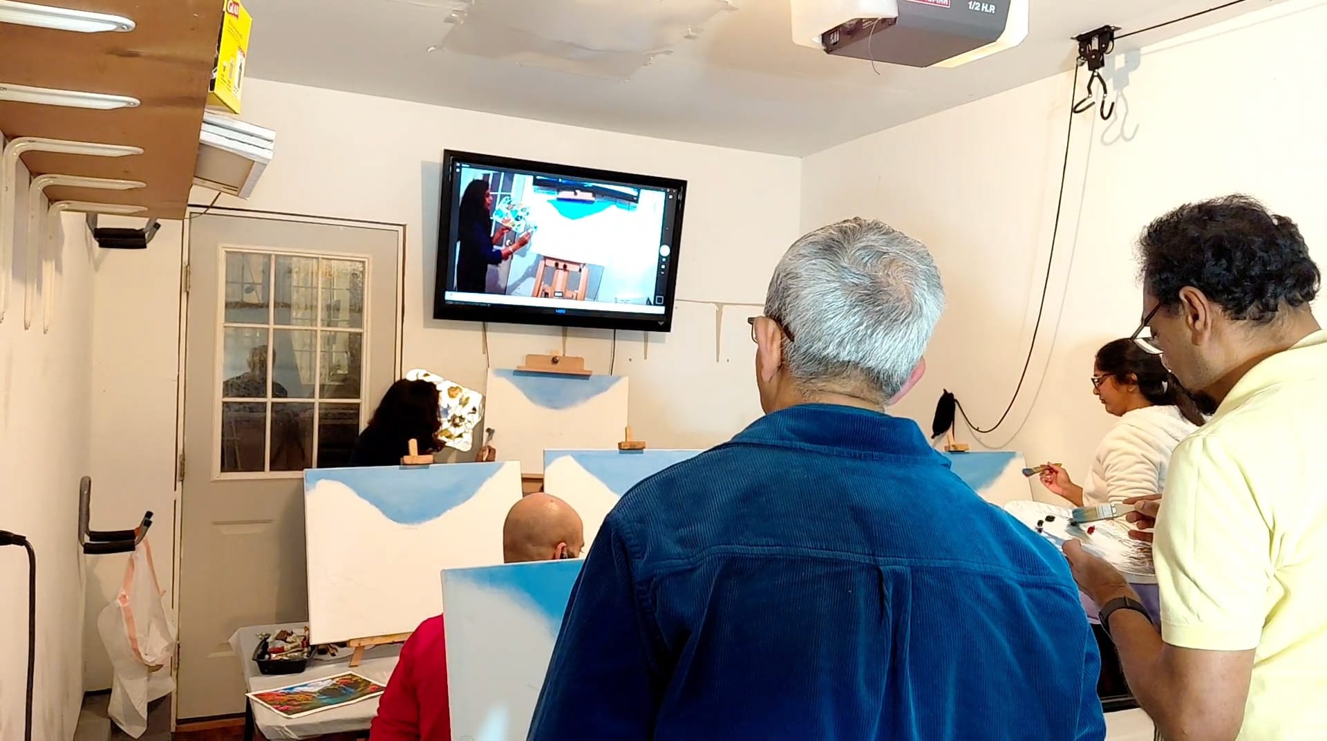 Elena's first painting