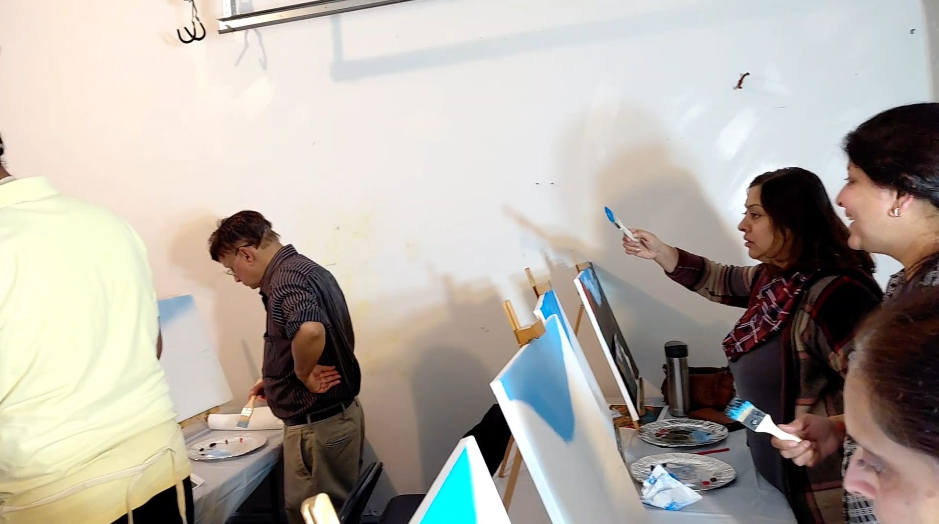 Marcus's first painting