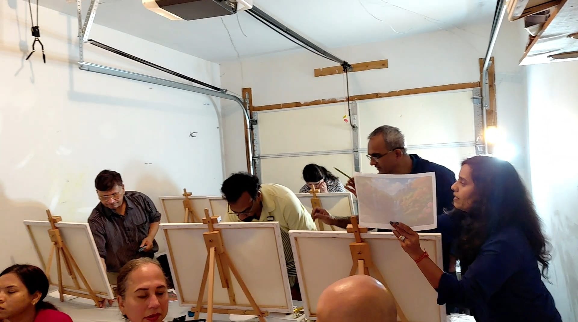 Marcus's first painting