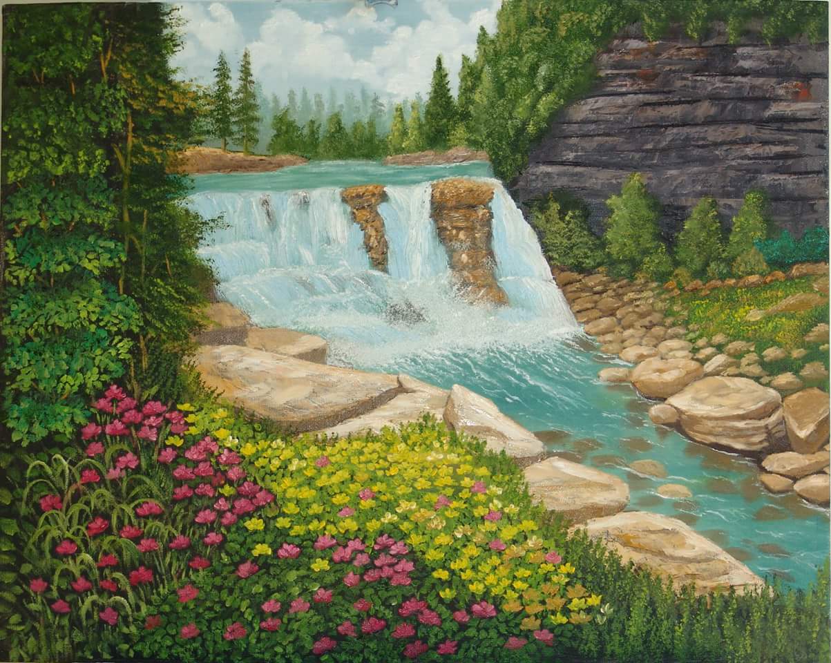 Waterfall-Stream — Sarita Chowdhary