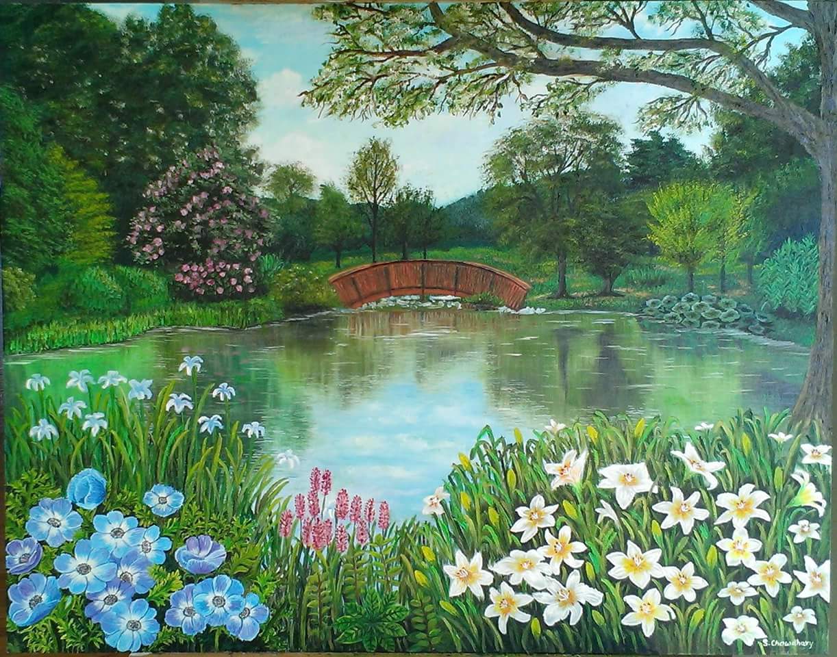 Pond-Landscape — Sarita Chowdhary