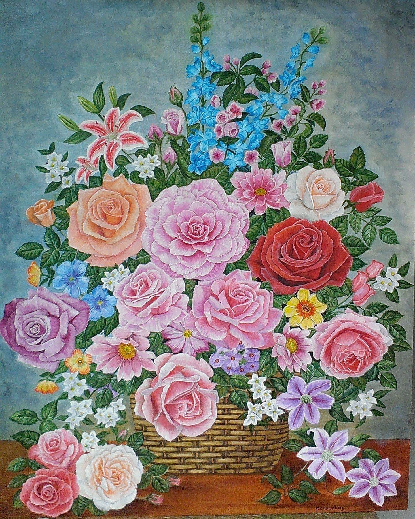 Still Life Flowers — Sarita Chowdhary